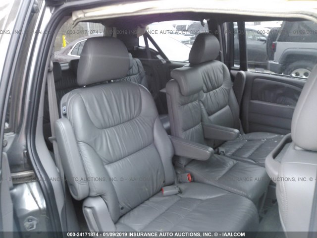 5FNRL38779B410472 - 2009 HONDA ODYSSEY EXL GRAY photo 8