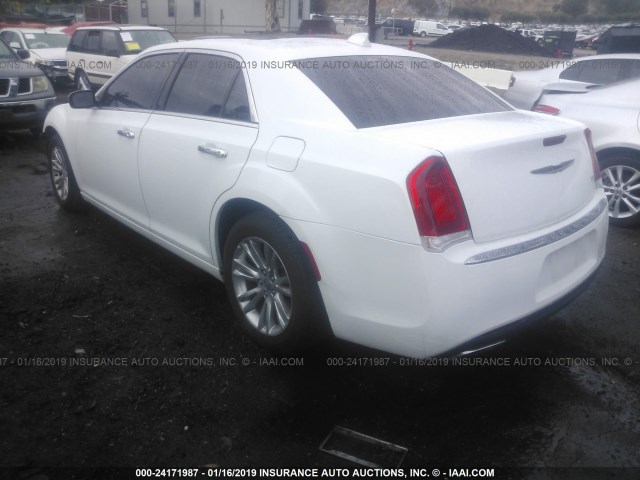 2C3CCAEG0GH357804 - 2016 CHRYSLER 300C WHITE photo 3