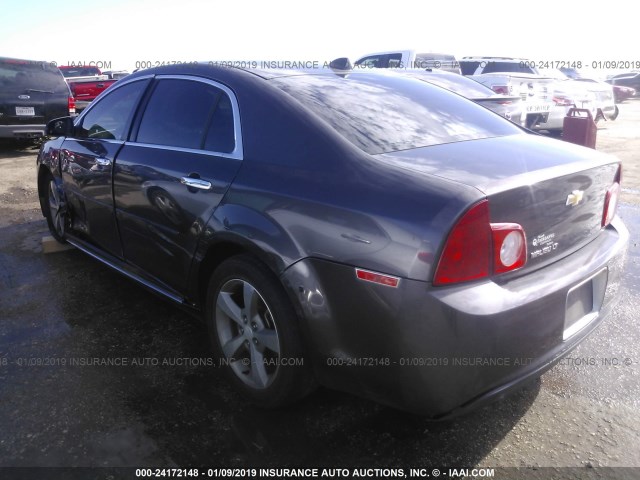 1G1ZC5E00CF251759 - 2012 CHEVROLET MALIBU 1LT ნაცრისფერი ფოტო 3