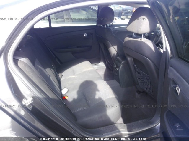 1G1ZC5E00CF251759 - 2012 CHEVROLET MALIBU 1LT ნაცრისფერი ფოტო 8