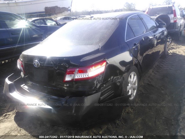 4T1BF3EK1BU699245 - 2011 TOYOTA CAMRY SE/LE/XLE BLACK photo 4