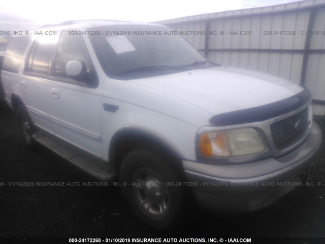 1FMPU18L51LA68944 - 2001 FORD EXPEDITION EDDIE BAUER WHITE photo 1