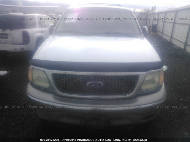 1FMPU18L51LA68944 - 2001 FORD EXPEDITION EDDIE BAUER WHITE photo 6