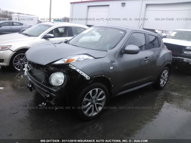 JN8AF5MV0DT220429 - 2013 NISSAN JUKE S/SV/SL GRAY photo 2