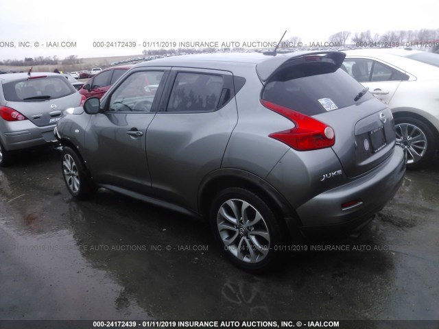 JN8AF5MV0DT220429 - 2013 NISSAN JUKE S/SV/SL GRAY photo 3