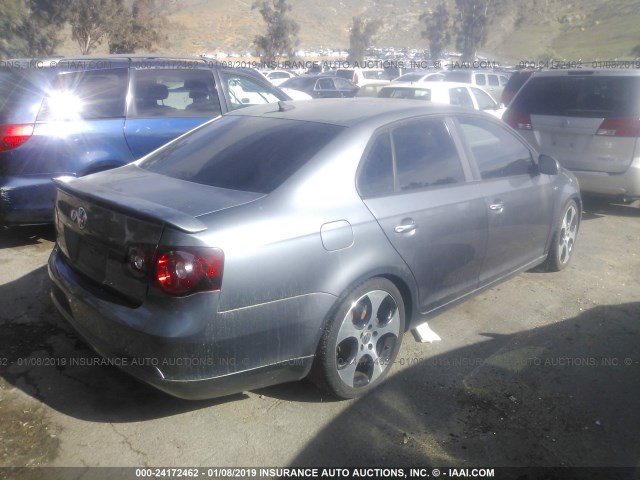 3VWRA71K58M170213 - 2008 VOLKSWAGEN JETTA WOLFSBURG 灰色 照片 4