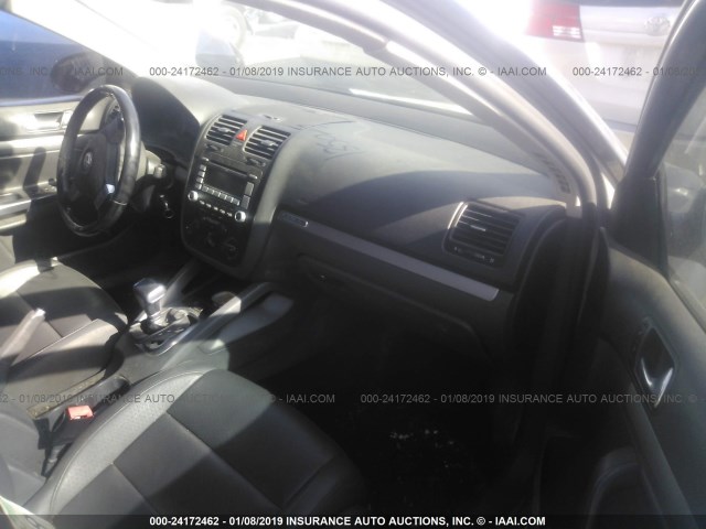 3VWRA71K58M170213 - 2008 VOLKSWAGEN JETTA WOLFSBURG 灰色 照片 5