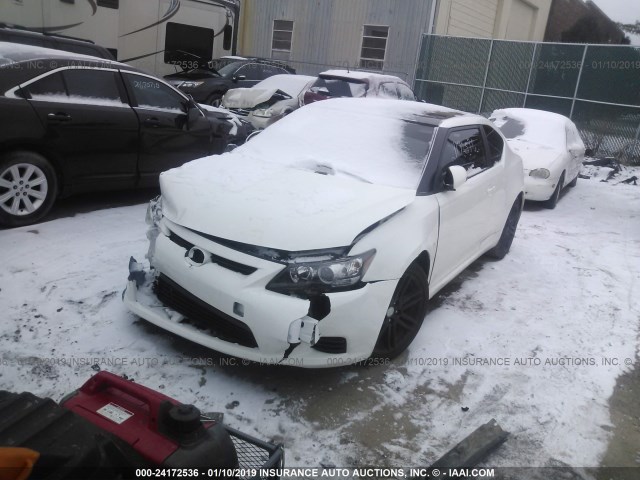 JTKJF5C71D3065557 - 2013 TOYOTA SCION TC 白色 照片 2