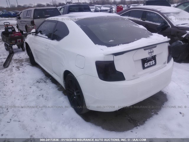 JTKJF5C71D3065557 - 2013 TOYOTA SCION TC 白色 照片 3