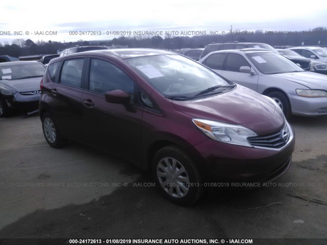3N1CE2CP5GL366961 - 2016 NISSAN VERSA NOTE S/S PLUS/SV/SL/SR RED photo 1