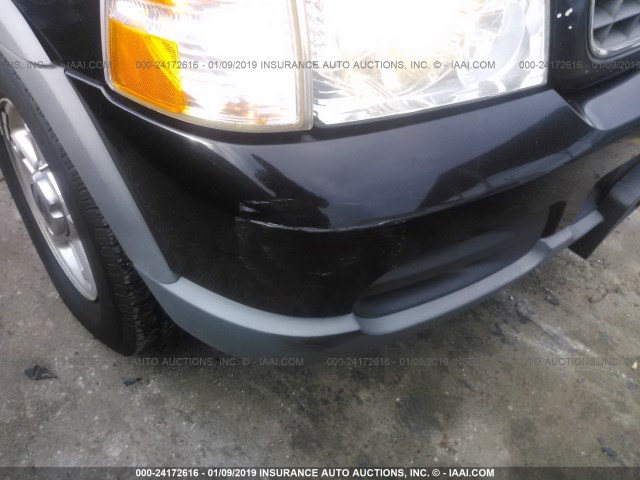 1FMZU73E72ZB35529 - 2002 FORD EXPLORER XLT BLACK photo 6