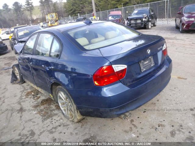 WBAVB175X6NK39426 - 2006 BMW 325 I AUTOMATIC BLUE photo 3