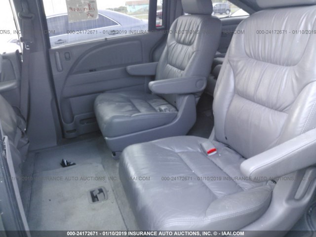 5FNRL3H70AB093574 - 2010 HONDA ODYSSEY EXL GRAY photo 8