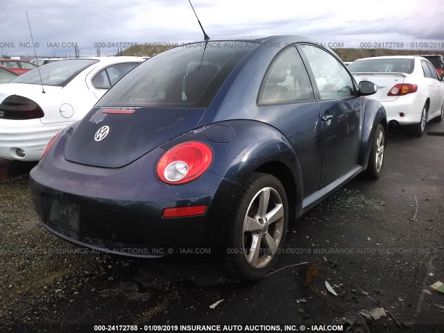 3VWSG31C66M411565 - 2006 VOLKSWAGEN NEW BEETLE 2.5L OPTION PACKAGE 2 BLUE photo 4