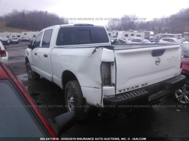 1N6AA1F32JN511381 - 2018 NISSAN TITAN XD S WHITE photo 3