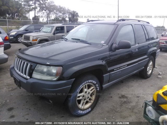 1J4GW48S54C116805 - 2004 JEEP GRAND CHEROKEE LAREDO/COLUMBIA/FREEDOM 黑色 照片 2