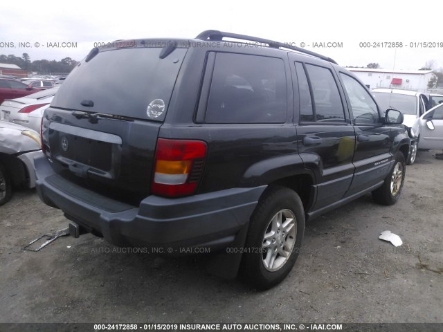 1J4GW48S54C116805 - 2004 JEEP GRAND CHEROKEE LAREDO/COLUMBIA/FREEDOM 黑色 照片 4