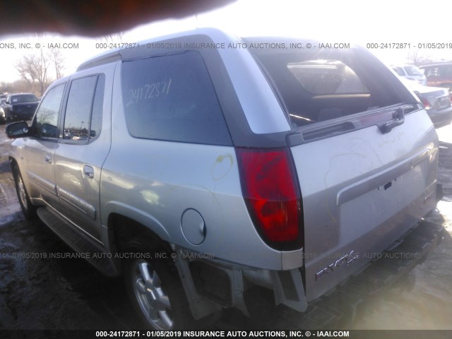 1GKET12P946191163 - 2004 GMC ENVOY XUV SILVER photo 3