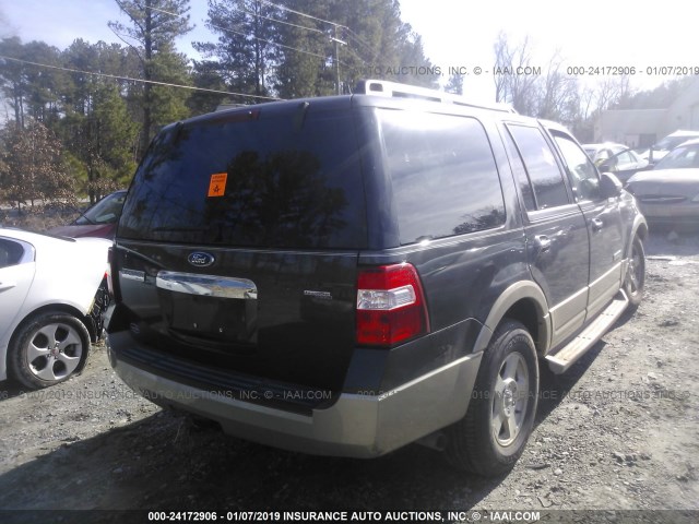 1FMFU17567LA57555 - 2007 FORD EXPEDITION EDDIE BAUER GRAY photo 4