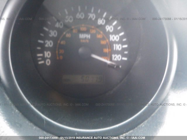 KL1TD66638B235239 - 2008 CHEVROLET AVEO LS BLACK photo 7