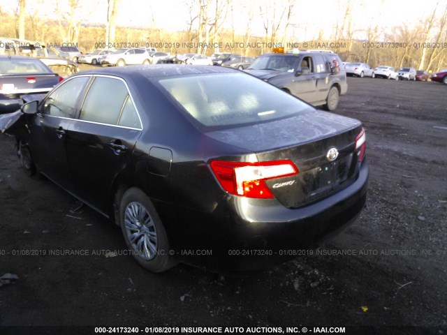4T4BF1FK2CR188735 - 2012 TOYOTA CAMRY SE/LE/XLE 黑色 照片 3