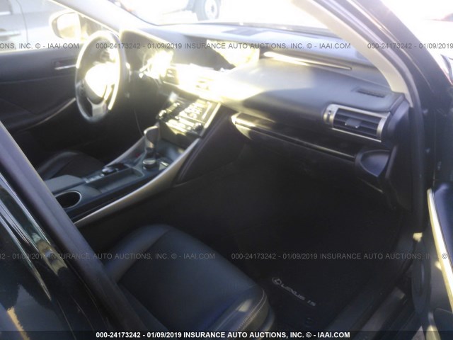 JTHBF1D24E5039031 - 2014 LEXUS IS 250 BLACK photo 5