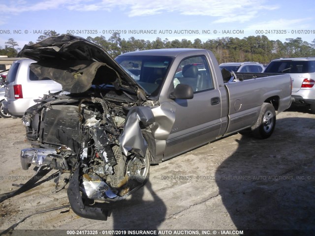 1GCEC14WXXE241871 - 1999 CHEVROLET SILVERADO C1500 Pewter photo 2