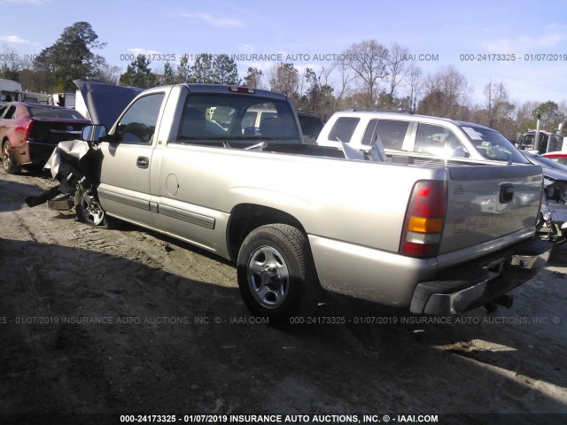 1GCEC14WXXE241871 - 1999 CHEVROLET SILVERADO C1500 Pewter photo 3