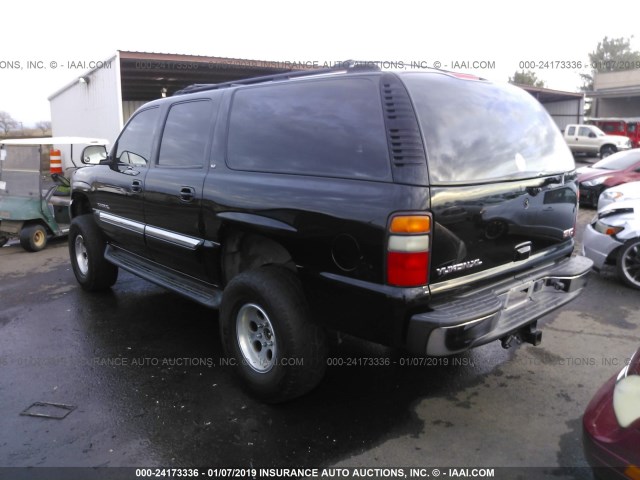 3GKFK16T84G182550 - 2004 GMC YUKON XL K1500 BLACK photo 3