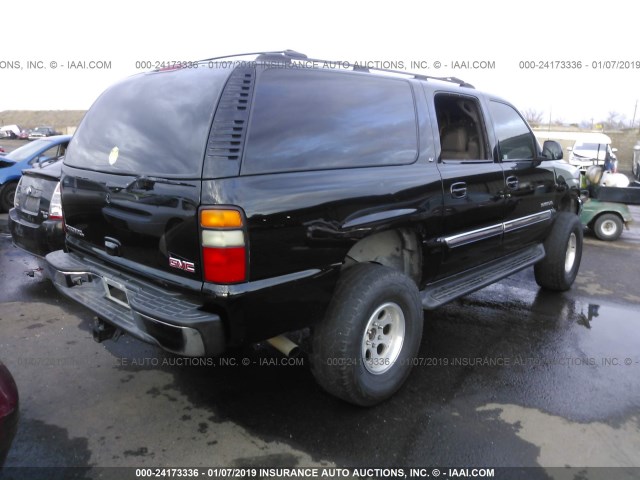 3GKFK16T84G182550 - 2004 GMC YUKON XL K1500 BLACK photo 4