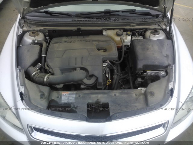 1G1ZB5E09CF336215 - 2012 CHEVROLET MALIBU LS SILVER photo 10
