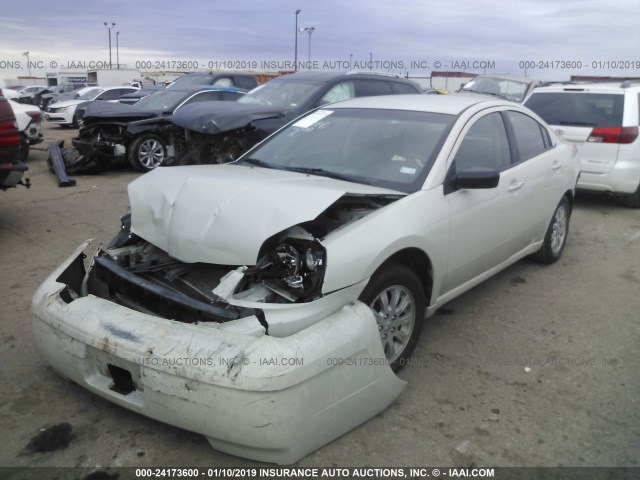 4A3AB56F07E023795 - 2007 MITSUBISHI GALANT ES PREMIUM/LS PREMIUM WHITE photo 2