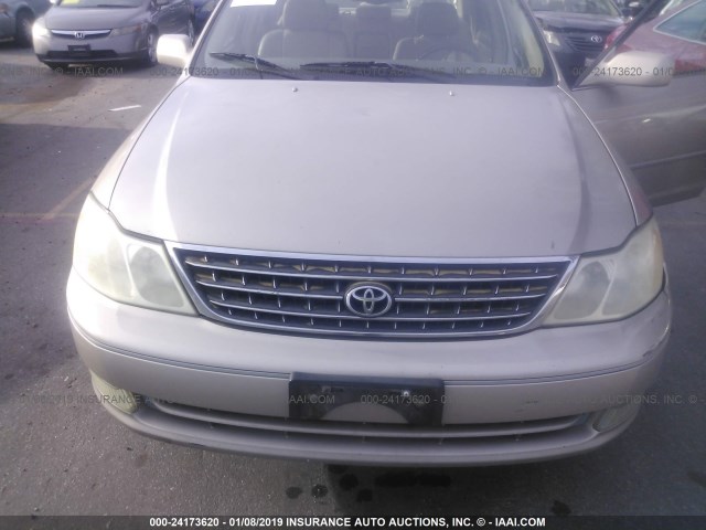 4T1BF28B53U316091 - 2003 TOYOTA AVALON XL/XLS GOLD photo 6