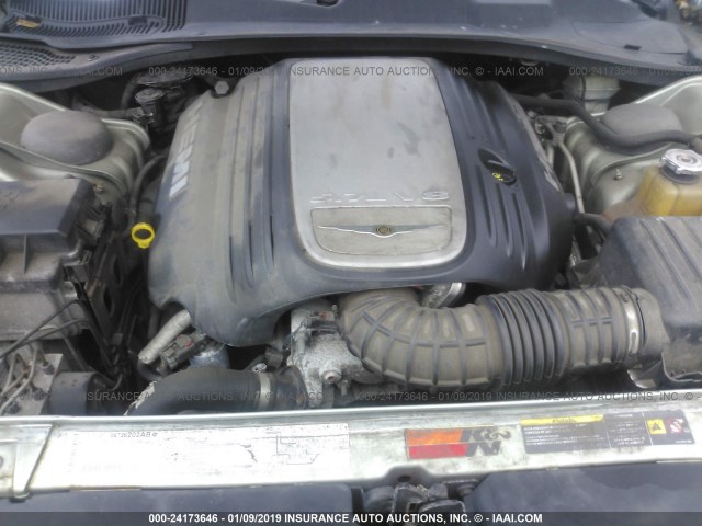 2C3JA63H15H563376 - 2005 CHRYSLER 300C GREEN photo 10