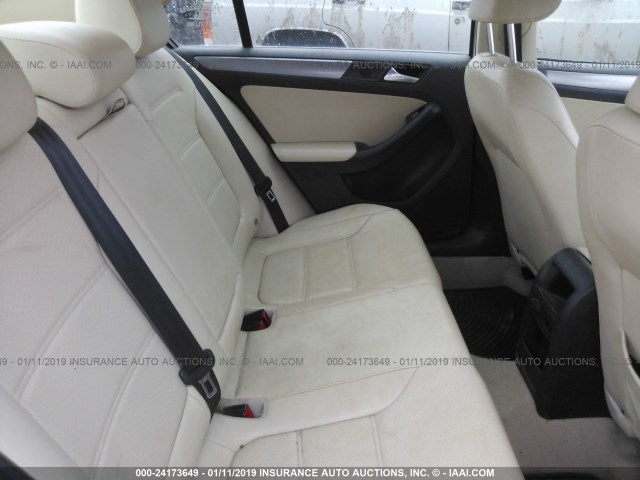 3VWLL7AJ5EM276888 - 2014 VOLKSWAGEN JETTA TDI WHITE photo 8