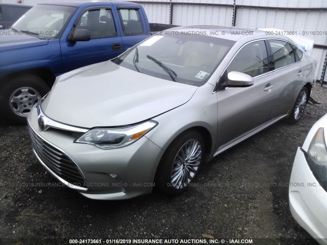 4T1BK1EB9JU268036 - 2018 TOYOTA AVALON XLE PLUS/PREMIUM/TOUR/LTD GOLD photo 2