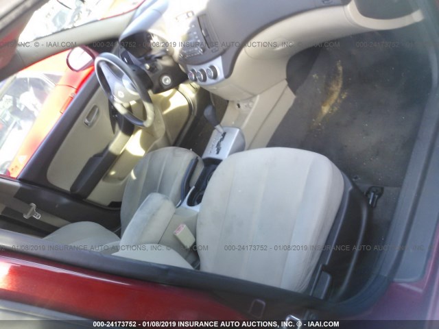 KMHDU46D79U638108 - 2009 HYUNDAI ELANTRA GLS/SE RED photo 5