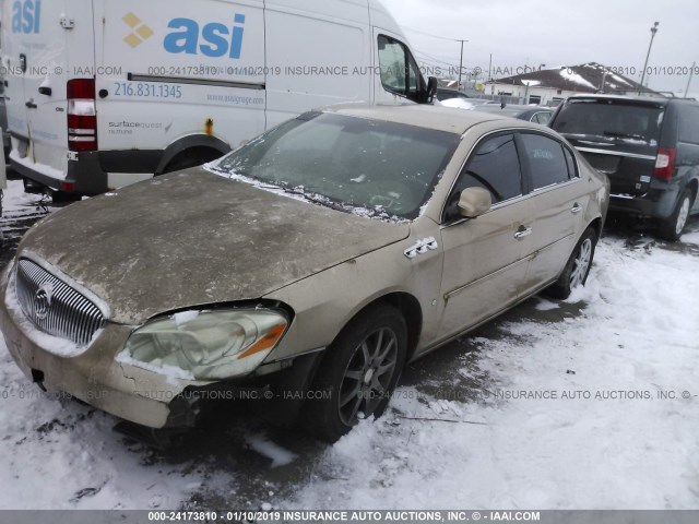 1G4HD57246U159614 - 2006 BUICK LUCERNE CXL GOLD photo 2