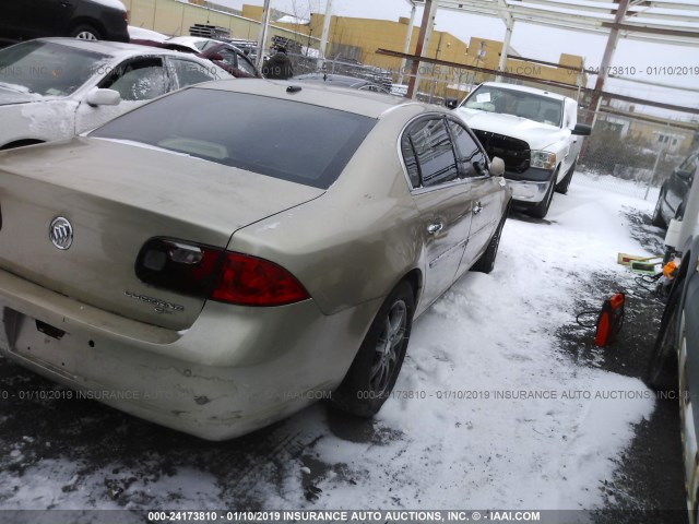 1G4HD57246U159614 - 2006 BUICK LUCERNE CXL GOLD photo 4