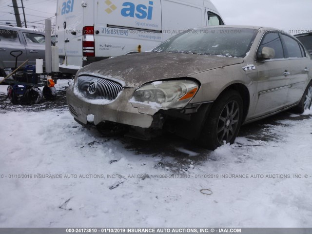 1G4HD57246U159614 - 2006 BUICK LUCERNE CXL GOLD photo 6