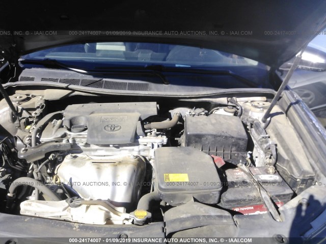 4T1BF1FK8EU313668 - 2014 TOYOTA CAMRY L/SE/LE/XLE GRAY photo 10