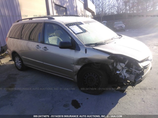 5TDZK23C68S166907 - 2008 TOYOTA SIENNA CE/LE GOLD photo 1