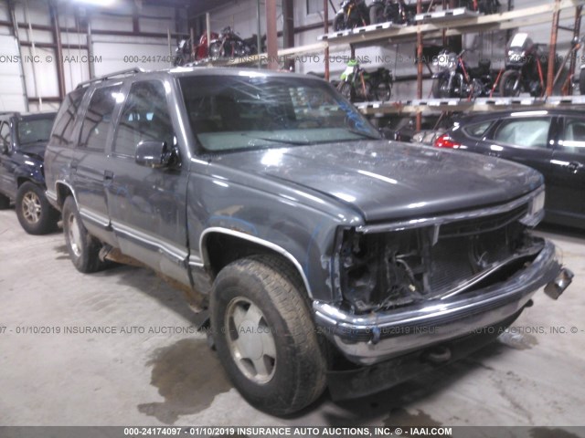 1GNEK13R9XJ489414 - 1999 CHEVROLET TAHOE K1500 GRAY photo 1