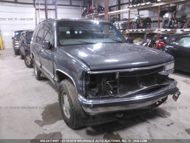 1GNEK13R9XJ489414 - 1999 CHEVROLET TAHOE K1500 GRAY photo 6