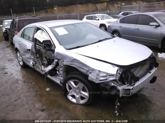 1G1ZB5E12BF103557 - 2011 CHEVROLET MALIBU LS SILVER photo 1