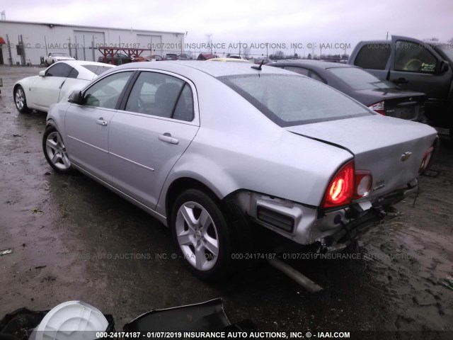 1G1ZB5E12BF103557 - 2011 CHEVROLET MALIBU LS SILVER photo 3