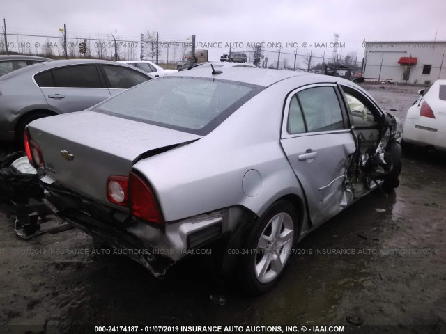 1G1ZB5E12BF103557 - 2011 CHEVROLET MALIBU LS SILVER photo 4