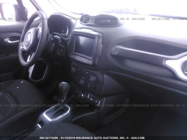 ZACCJBBB3JPJ12529 - 2018 JEEP RENEGADE LATITUDE BLACK photo 5