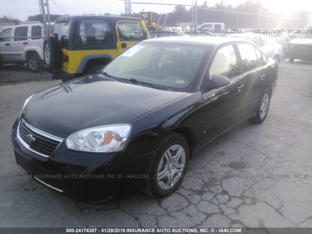 1G1ZS58N97F100709 - 2007 CHEVROLET MALIBU LS Noir photo 2
