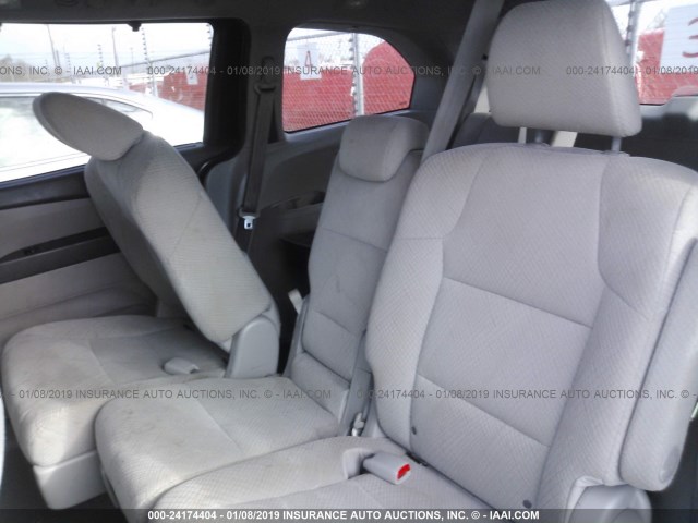 5FNRL5H31GB016813 - 2016 HONDA ODYSSEY SE GRAY photo 8